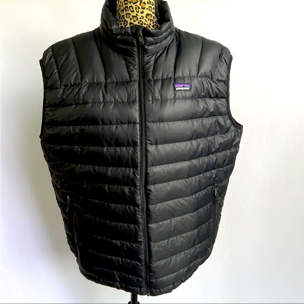 Patagonia Nano puff full zip vest.
